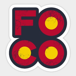 Fort Collins FOCO Colorado Sticker